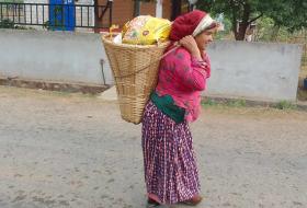 बत्तीस वर्षदेखि डोकोमा तरकारी बेच्दै ‘लक्ष्मी’